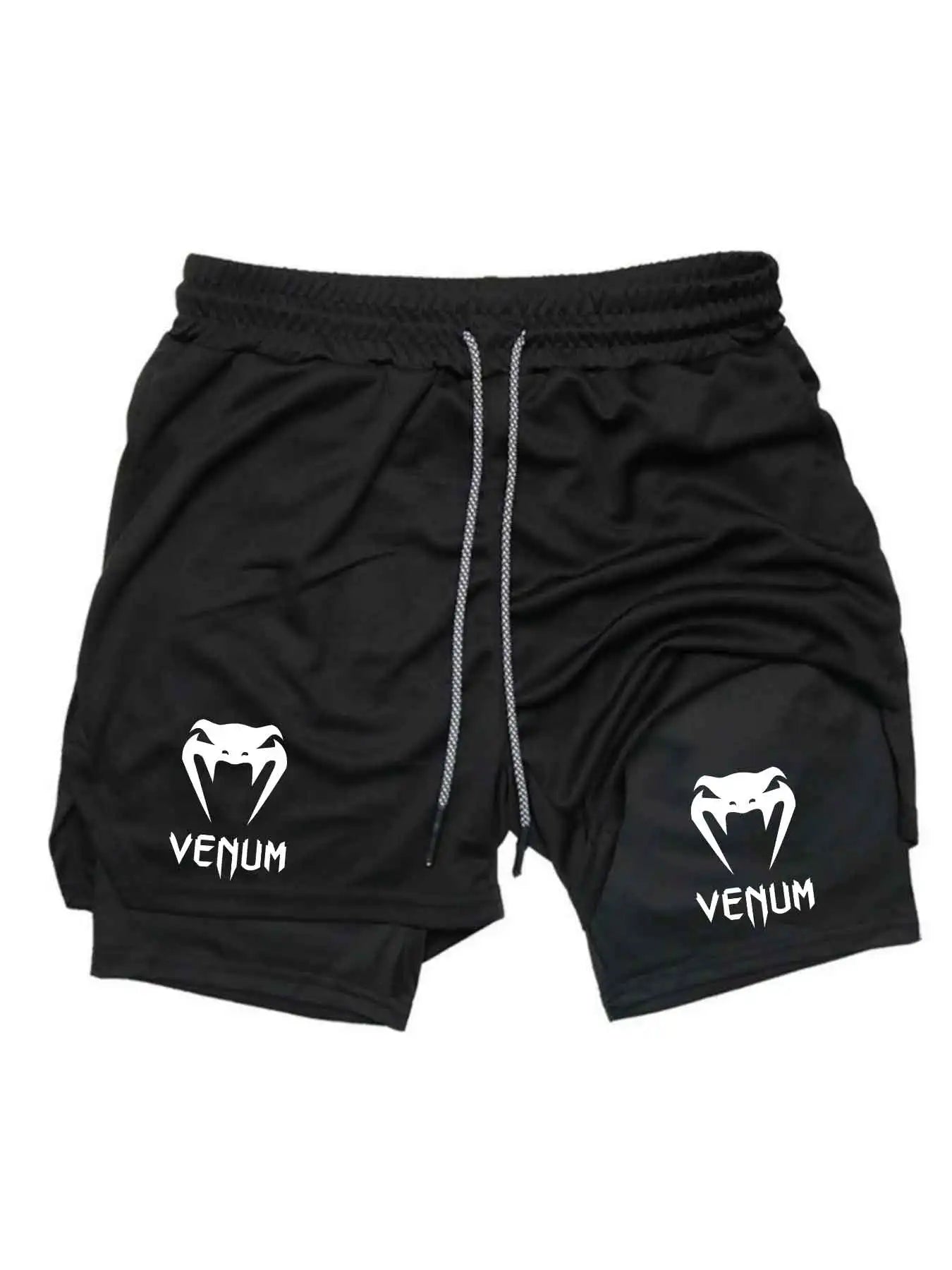 "Pantalones cortos deportivos de verano: esenciales para la cancha de baloncesto, pantalones cortos deportivos para gimnasio y correr, ropa casual de fitness de doble capa."