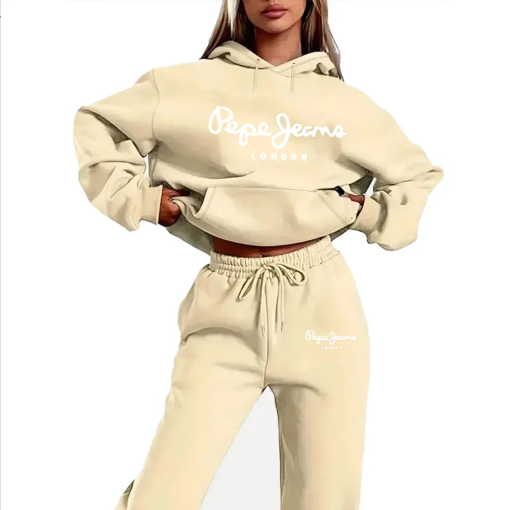 Daily Hot Sales Simplicity Women's Tracksuit Long Sleeve Fashion Women's Clothing Sweatpants Pullover Sports Outdoor Casual
