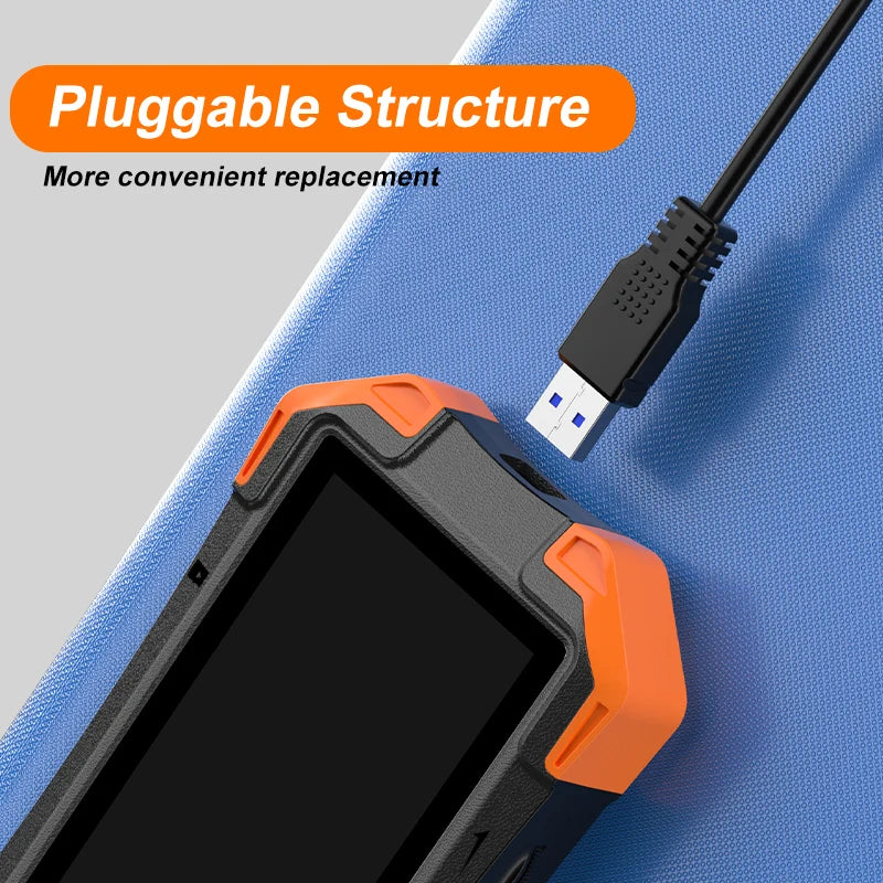 Triple Lens Industrial Endoscope Camera 4.3'' IPS Screen HD1080P Single Dual Pipe Car Inspection USB Borescope Waterproof LEDs
