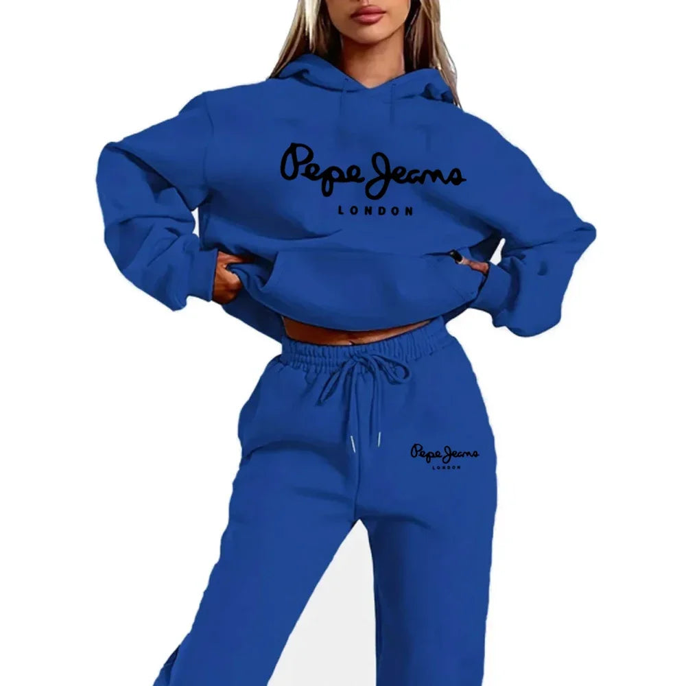 Daily Hot Sales Simplicity Women's Tracksuit Long Sleeve Fashion Women's Clothing Sweatpants Pullover Sports Outdoor Casual