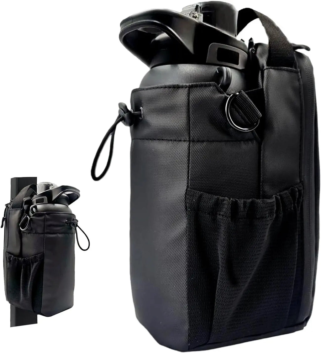HOT!!! Magnetic Gym Cycling Water Bottle Bag -Unisex Magnetic Gym mountain Bag, Holds Gym Water Bottles with Strap, 9.84" Tall