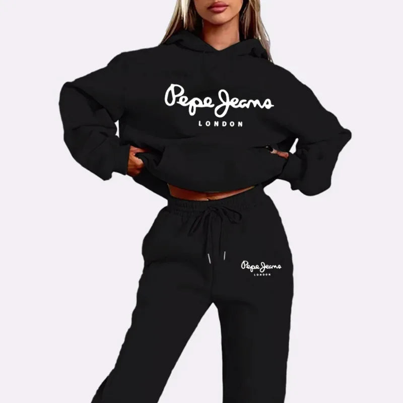 Daily Hot Sales Simplicity Women's Tracksuit Long Sleeve Fashion Women's Clothing Sweatpants Pullover Sports Outdoor Casual