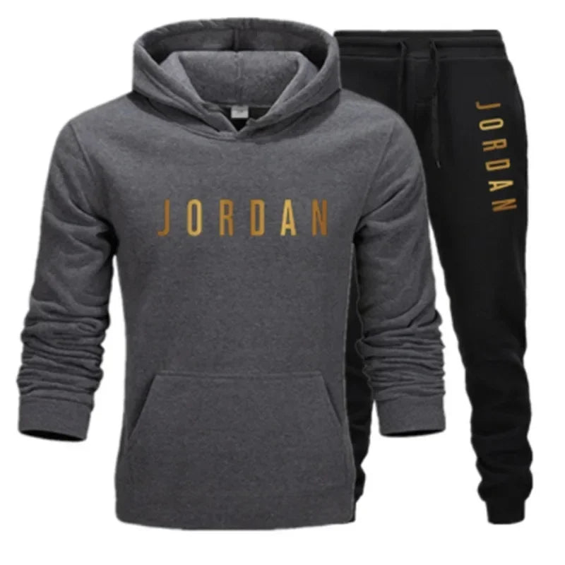 Gran oferta de primavera de la temporada, Sudadera con capucha forrada de lana, conjunto informal, sudadera superior de manga la