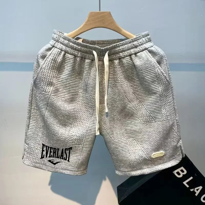 Nuevos pantalones cortos informales estampados de 2026, shorts de hombre modernos y populares, deportivos, transpirables y cómodos para primavera/verano.