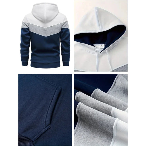 "Sudadera con capucha de moda de París para hombre, suéter suave, cálido y cómodo para casa y exteriores, sudadera deportiva casual para uso diario de otoño-invierno 2026."