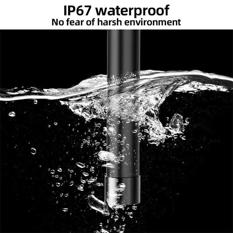 KERUI 3-in-1 Endoscope Camera for Android PC Mini Camera 7mm Flexible Waterproof Inspection Borescope for Pipeline Maintenance