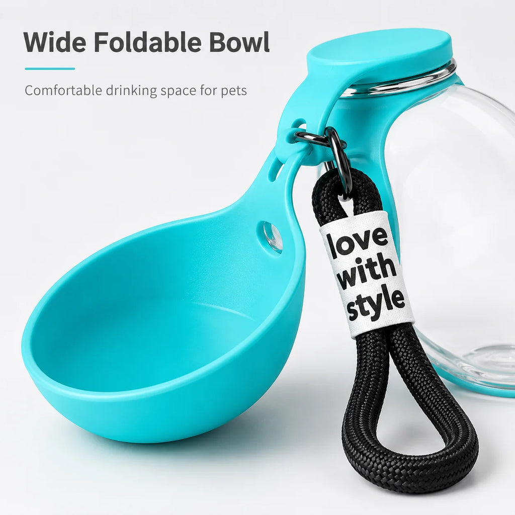 1Pc Portable Pet Water Bottle Dog Water Dispenser Travel Drinking Bottle Outdoor Pet Feeder for Dogs Cats