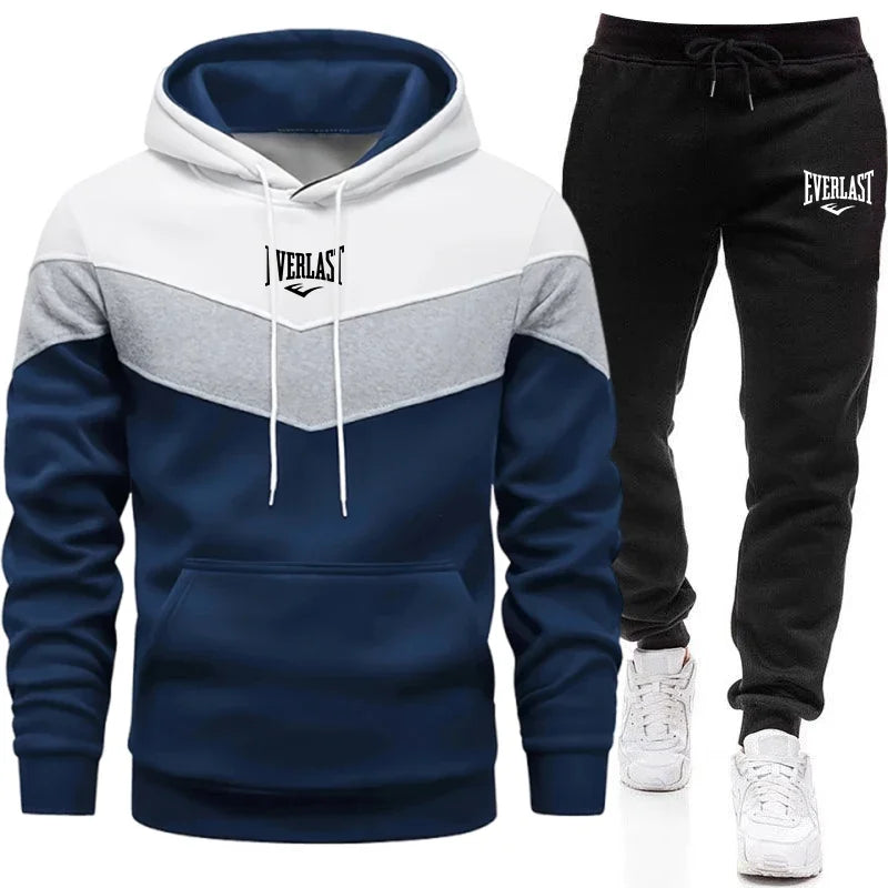 Conjunto Deportivo Casual para Hombre | Sudadera con Capucha y Joggers Cálidos  Ideal para: Estilo urbano, hacer ejercicio suave o descansar cómodamente en casa.