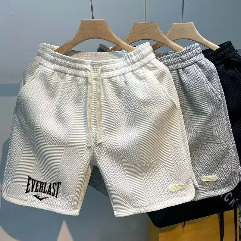 Nuevos pantalones cortos informales estampados de 2026, shorts de hombre modernos y populares, deportivos, transpirables y cómodos para primavera/verano.