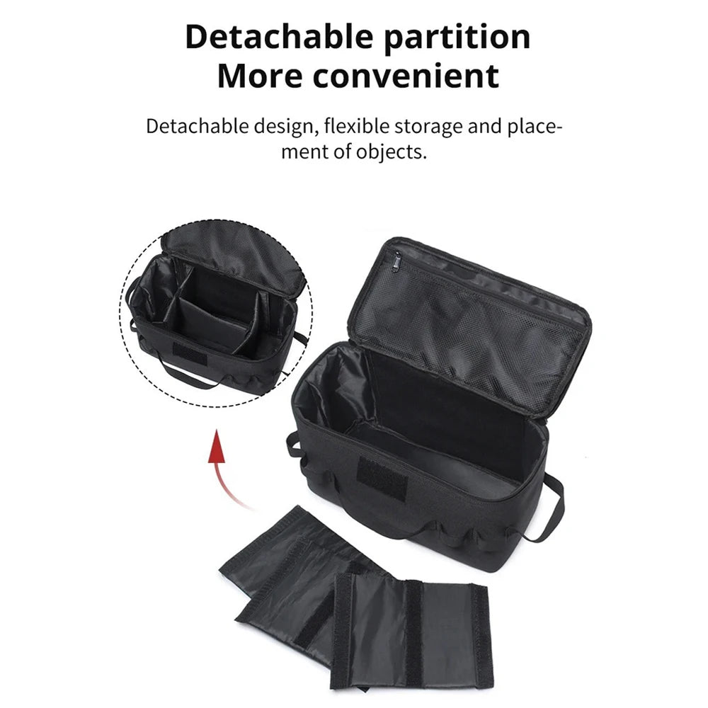 Tactical Camping Storage Bag Tactical Utility Tote Bag Camping Cookware Organizer Trunk Organizer with Multiple Compartments