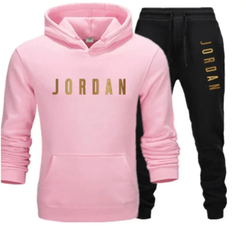 Gran oferta de primavera de la temporada, Sudadera con capucha forrada de lana, conjunto informal, sudadera superior de manga la