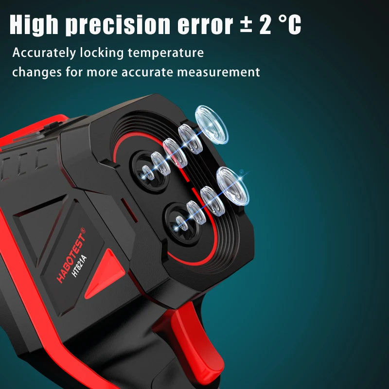 HABOTEST HT821A Rechargeable Thermal Imaging Camera -20 ℃~550 ℃ Waterproof, Dustproof, and Anti Drop Handheld Thermal Imaging
