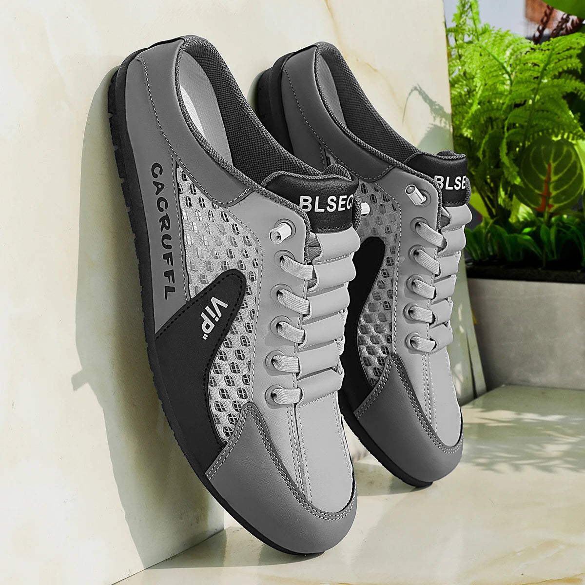 "Zapatillas deportivas: Nuevos mocasines casuales para hombre - Pantuflas destalonadas duraderas, cómodas, transpirables y elegantes, calzado de caminata barefoot con puntera ancha."