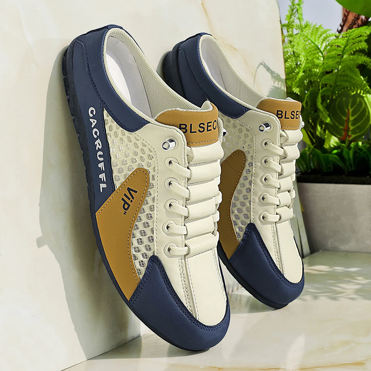 "Zapatillas deportivas: Nuevos mocasines casuales para hombre - Pantuflas destalonadas duraderas, cómodas, transpirables y elegantes, calzado de caminata barefoot con puntera ancha."