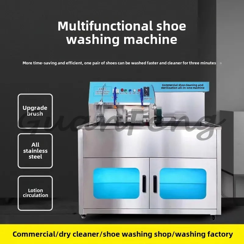 Máquina lavadora de zapatos, secadora de zapatos comercial, lavadora comercial, secadora, equipo especial para limpieza en seco de zapatos.