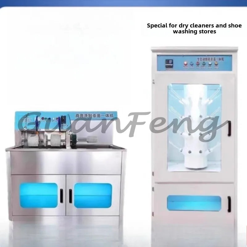 Máquina lavadora de zapatos, secadora de zapatos comercial, lavadora comercial, secadora, equipo especial para limpieza en seco de zapatos.