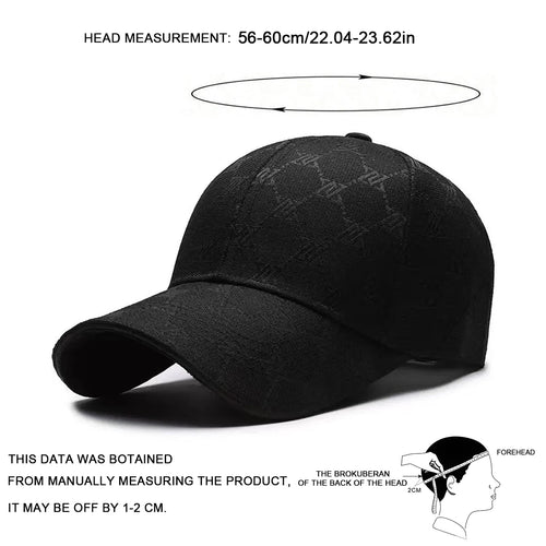 "Gorras de béisbol unisex con estampado de letras para primavera y otoño: gorras casuales ajustables para exteriores, gorra de protección solar y gorra deportiva.