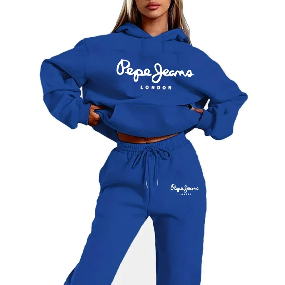 Daily Hot Sales Simplicity Women's Tracksuit Long Sleeve Fashion Women's Clothing Sweatpants Pullover Sports Outdoor Casual