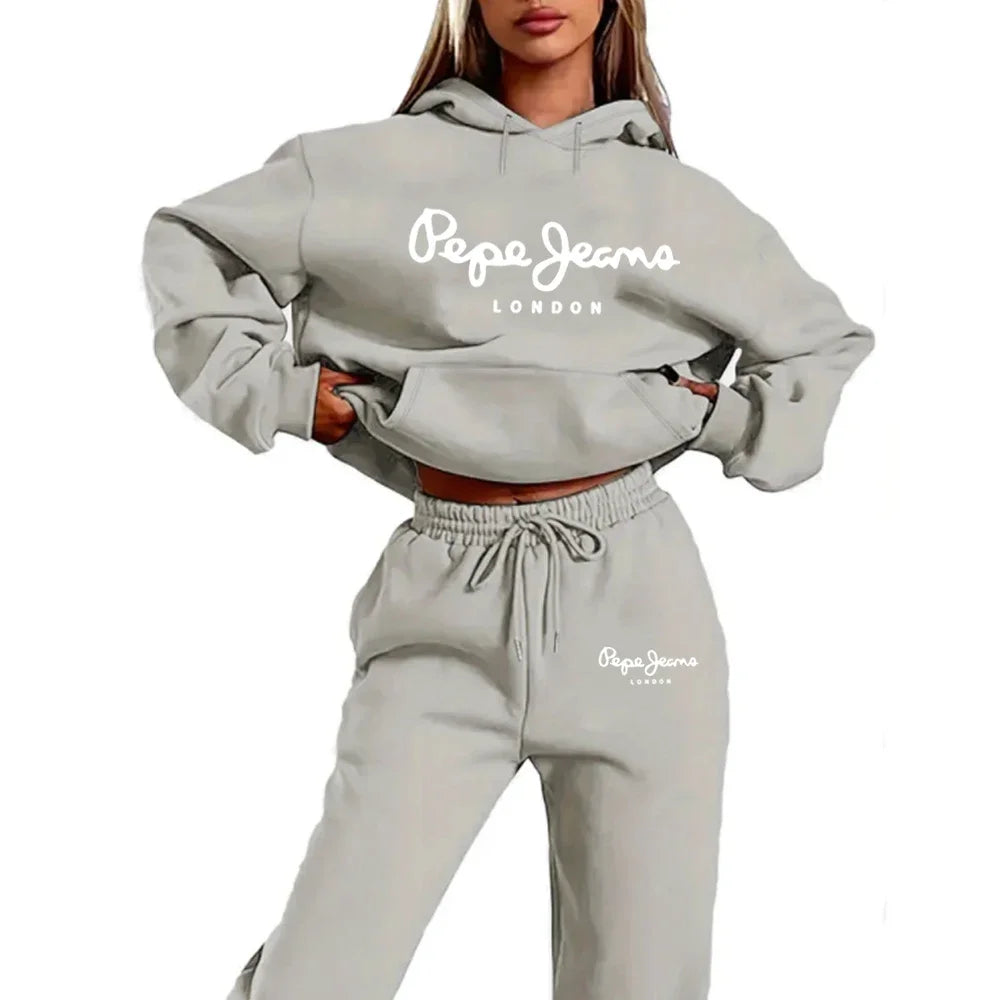 Daily Hot Sales Simplicity Women's Tracksuit Long Sleeve Fashion Women's Clothing Sweatpants Pullover Sports Outdoor Casual