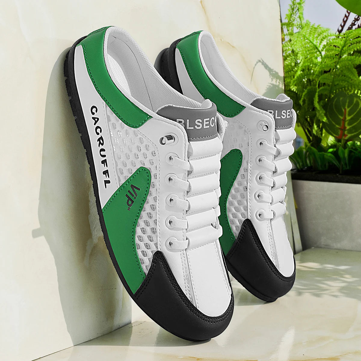 Zapatillas deportivas para hombre, nuevas y casuales sin cordones: duraderas, cómodas, transpirables y elegantes, estilo suecos/mulas, estilo descalzo con punta ancha para caminar"