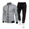 "Nuevo conjunto de chándal para hombre: chándal de dos piezas, conjunto de ropa de moda para correr, trajes deportivos estilo béisbol para hombre, ropa de primavera y otoño.
