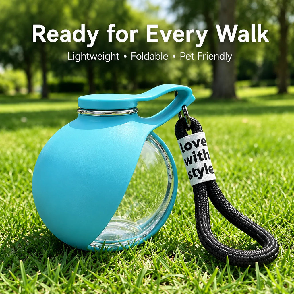 1Pc Portable Pet Water Bottle Dog Water Dispenser Travel Drinking Bottle Outdoor Pet Feeder for Dogs Cats