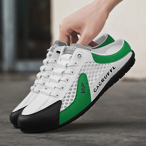 "Zapatillas deportivas: Nuevos mocasines casuales para hombre - Pantuflas destalonadas duraderas, cómodas, transpirables y elegantes, calzado de caminata barefoot con puntera ancha."